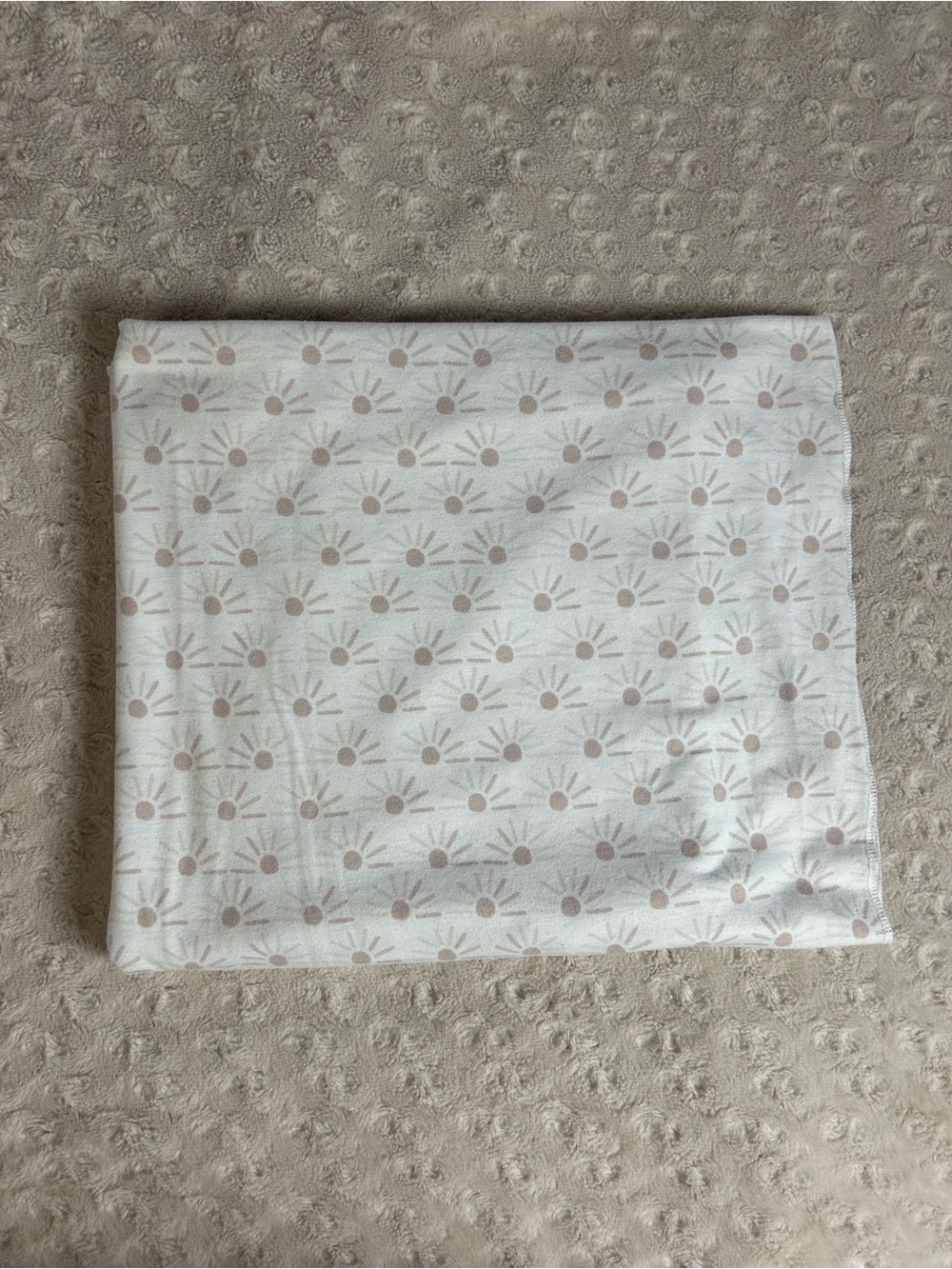 Copper Pearl Sun Shine Baby Swaddle Blanket Off White Cream Tan Beige Stretchy